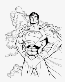 Cool Superman Coloring Pages, HD Png Download, Transparent PNG