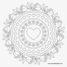 Adult Advanced Mandala Coloring Pages - Birthday Mandala Coloring Pages, HD Png Download, Transparent PNG