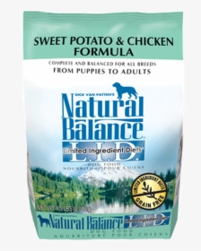Natural Balance Lid Sweet Potato & Chicken Dry Dog - Natural Balance Dog Food, HD Png Download, Transparent PNG