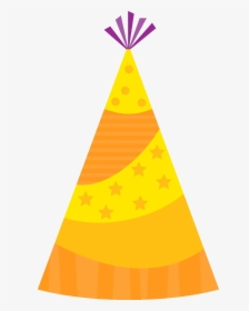 Party Hat Birthday Clipart Image Transparent Png - Yellow Party Hat Png, Png Download, Transparent PNG