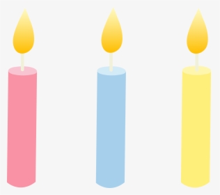Clip Art Birthday Candle, HD Png Download, Transparent PNG