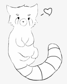 Red Panda Coloring Page Az Pages Iarrzxt Adult - Line Art, HD Png Download, Transparent PNG