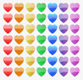 Stock Clip Art Rainbow - Rainbow Heart Line Png, Transparent Png, Transparent PNG