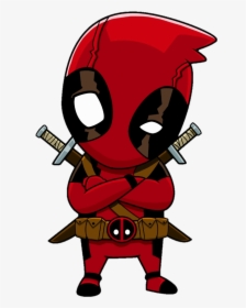 Deadpool Report Abuse Cute Cartoon Clipart Transparent - Stickers Deadpool Png, Png Download, Transparent PNG