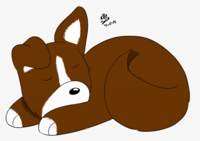 Transparent Sleeping Clipart - Sad Cartoon Dog With Transparent Background, HD Png Download, Transparent PNG