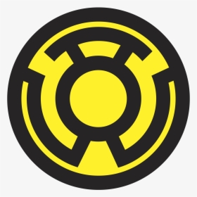Transparent Green Lantern Png - Yellow Lantern Logo, Png Download, Transparent PNG