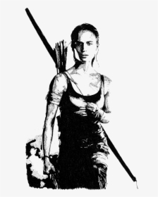 Alicia Vikander Ist Lara Croft - Lara Croft: Tomb Raider, HD Png Download, Transparent PNG