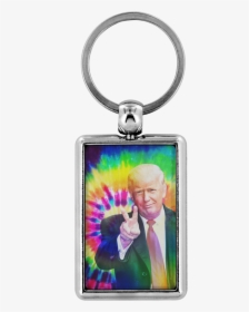 Trump Tie Dye Keychain - Keychain, HD Png Download, Transparent PNG