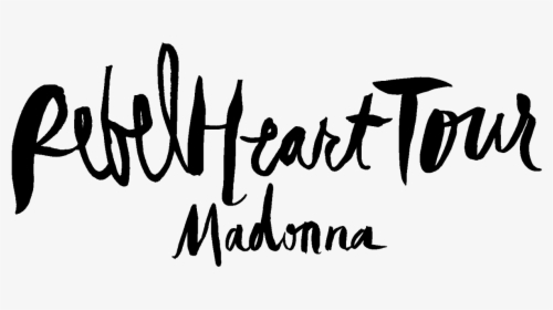 Rebel Heart Tour Logo - Madonna Rebel Heart Tipografia, HD Png Download, Transparent PNG