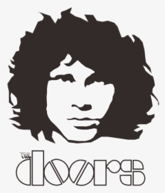 The Doors Logo Black And White - Jim Morrison The Doors Logo, HD Png Download, Transparent PNG
