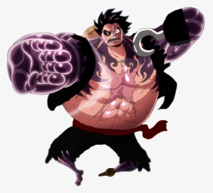 Download Free Transparent Dlpng - Luffy Gear 4 Png, Png Download, Transparent PNG