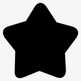 White Star Png Solid - Rounded Star Icon Png, Transparent Png, Transparent PNG