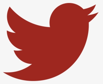 Red Twitter Logo Png- - Red Twitter Logo Transparent, Png Download, Transparent PNG