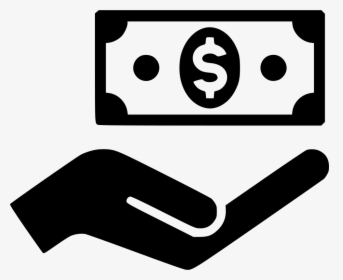 Hand Money - Money Hand Icon Png, Transparent Png, Transparent PNG
