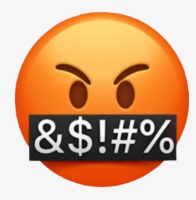 Transparent Angry Face Emoji Png - Anger Emoji, Png Download, Transparent PNG