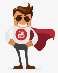 Buy Youtube Views - Hombre De Negocios Caricatura, HD Png Download, Transparent PNG