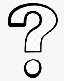 Question Mark Black And White Transparent Clipart Png - Clip Art Questions Mark, Png Download, Transparent PNG