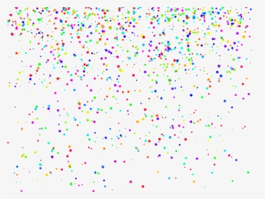 Stars Rainbow Shapebrush Colorfulfreetoedit - Rainbow Star Confetti Background, HD Png Download, Transparent PNG