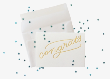 Confetti Congrats Splash - Calligraphy, HD Png Download, Transparent PNG
