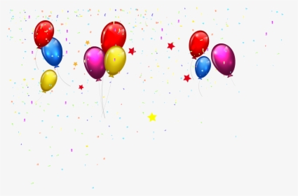 Birthday Cake Happy To - Balloons Border Clip Art, HD Png Download, Transparent PNG