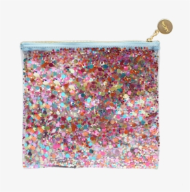 Confetti Party Pouch - Floating Glitter Pencil Pouch, HD Png Download, Transparent PNG