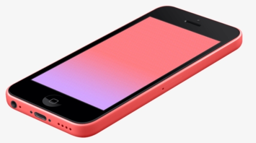 Iphone 5c Mock Up - Iphone On Table Png, Transparent Png, Transparent PNG