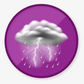 Transparent Purple Lightning Png - Circle, Png Download, Transparent PNG
