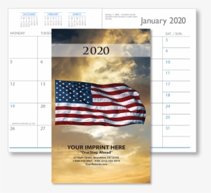 Picture Of American Flag Monthly Pocket Planner - Flag Of The United States, HD Png Download, Transparent PNG
