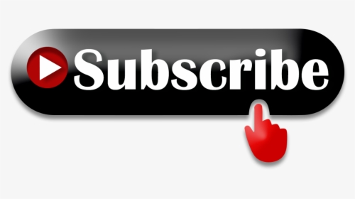 Black Subscribe Png - Transparent Background Black Subscribe Button, Png Download, Transparent PNG