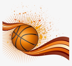 Euclidean And Watercolor - Background Designs For Basketball, HD Png Download, Transparent PNG