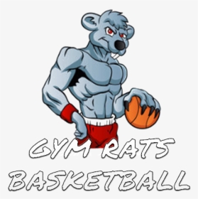 Gym Rats Basketball - Mascote Rato Vetor, HD Png Download, Transparent PNG
