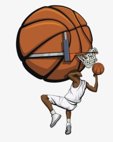Basketball Slam Dunk Clip Art - Basketball Logo Vector Png, Transparent Png, Transparent PNG
