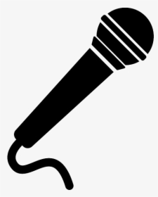 Microphone Musical Note Silhouette - Microphone Silhouette, HD Png Download, Transparent PNG