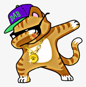 Cool Cat Dab - Dabbing Cat, HD Png Download, Transparent PNG