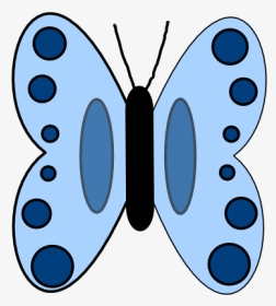 Blue Butterfly Svg Clip Arts - فراشة Clipart, HD Png Download, Transparent PNG