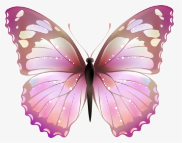 Clip Art Lavender Butterfly, HD Png Download, Transparent PNG