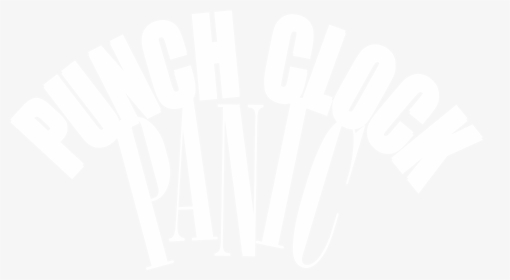 Punch Clock Panic Logo Black And White - Poster, HD Png Download, Transparent PNG