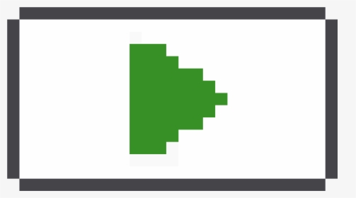 Play Button Pixel Art, HD Png Download, Transparent PNG