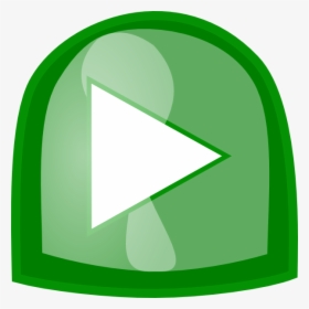 Green Play Button Svg Clip Arts - Play Button Animated Png, Transparent Png, Transparent PNG