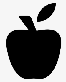 Apple Png Black Vector Clipart , Png Download - Black Vector Apple Icon Png, Transparent Png, Transparent PNG