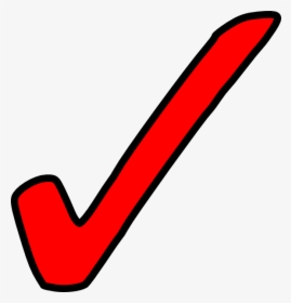 Red Checkmark Png - Red Tick Clipart, Transparent Png, Transparent PNG