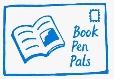Hand Drawn Logo Of Postcard With A Drawing Of A Book, HD Png Download, Transparent PNG
