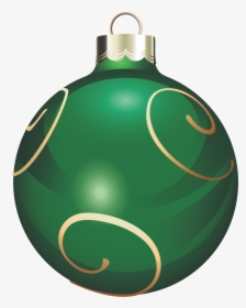 Green Christmas Ornament Png, Transparent Png, Transparent PNG