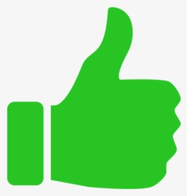 Transparent Thumbs Up Hand Png - Green Thumbs Up Transparent Png, Png Download, Transparent PNG