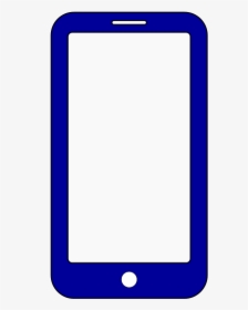 Mobile Phone Icon Dark Blue, HD Png Download, Transparent PNG