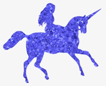 Sapphire Woman Riding Unicorn Clip Arts - Girl Riding A Unicorn, HD Png Download, Transparent PNG