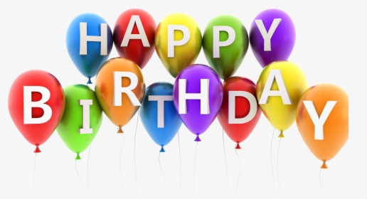 Happy Birthday Png - Happy Birthday Balloons Hd, Transparent Png, Transparent PNG