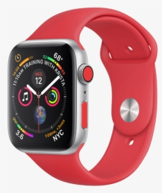 Apple Watch Sport Band 44mm Red, HD Png Download, Transparent PNG