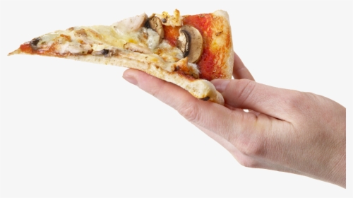 Pizza Png Free Commercial Use Image - Holding Slice Of Pizza, Transparent Png, Transparent PNG