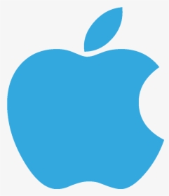 Clipart Light Blue - Apple Blue Icon Png, Transparent Png, Transparent PNG